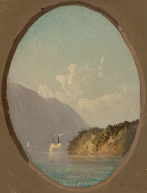On the Hudson by John Williamson Oil Painting