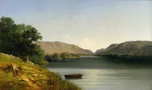Silent Lake by John Williamson Oil Painting