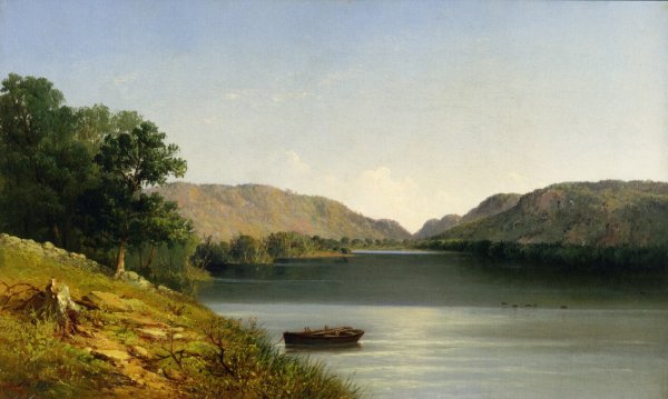 Silent Lake by John Williamson - Hand-Painted Oil Painting Reproduction