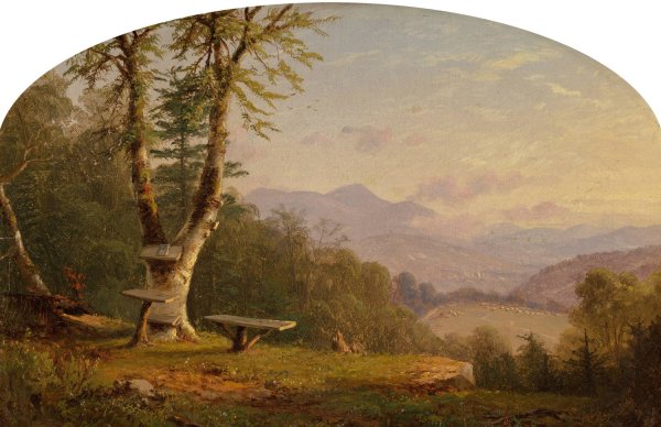 Main Product Photo of View from the Bluff  Painting by John Williamson