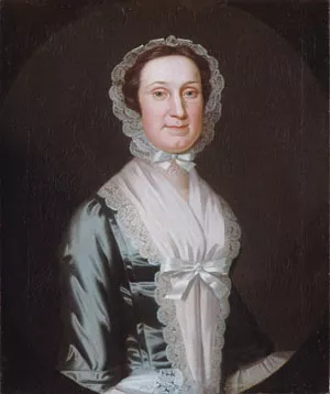 Mrs. Joseph Reade painting by John Wollaston