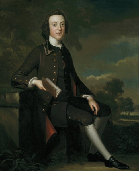 Main Product Photo of Portrait of a Young Man  Painting by John Wollaston