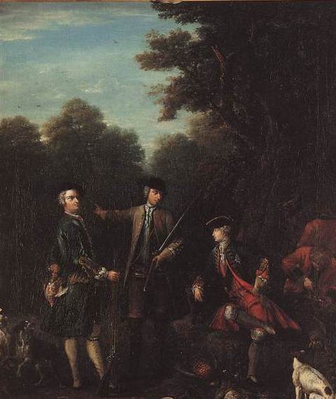 Main Product Photo of The Shooting Party Painting by John Wootton