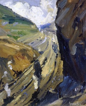 Study for the Conquerors by Jonas Lie Oil Painting