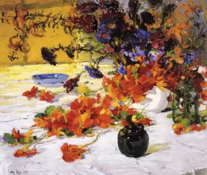 The Black Teapot painting by Jonas Lie