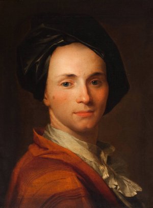Man in Green Cap by Jonathan Richardson The Elder Oil Painting