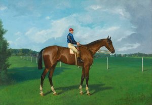 Rabagas II, By Ruy-Blas And Claudine, Prix De Cedre, Paris, 1875 by Jonny Audy Oil Painting