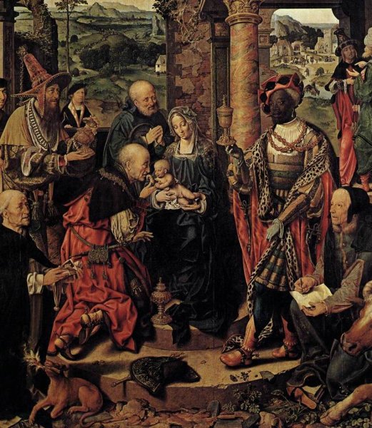 Main Product Photo of Adoration of the Magi Painting by Joos Van Cleve