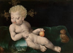 The Christ-Child by Joos Van Cleve Oil Painting