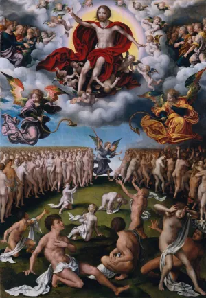 The Last Judgment by Joos Van Cleve Oil Painting