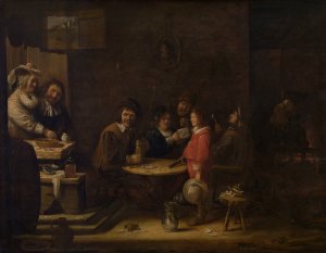 Five Senses by Joos Van Craesbeeck Oil Painting
