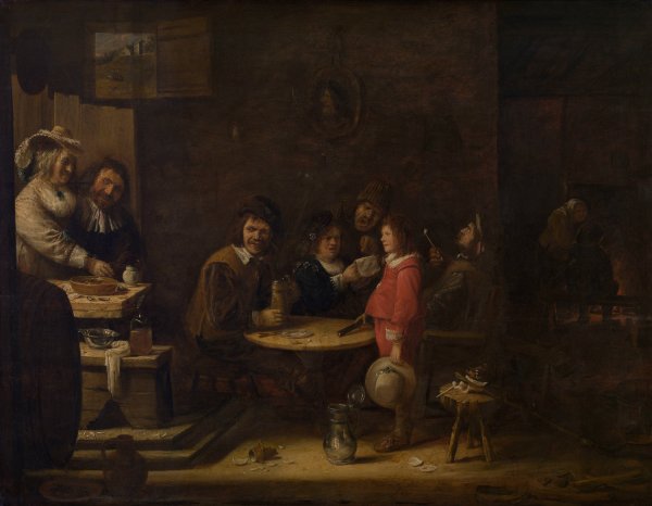 Main Product Photo of Five Senses  Painting by Joos Van Craesbeeck