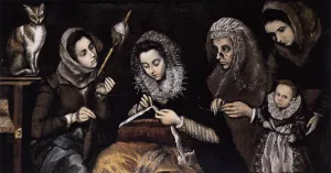 The Family of El Greco Oil painting by Jorge Manuel Theotokopoulos