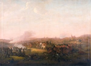 Battle Of Sehested by Jorgen Sonne Oil Painting