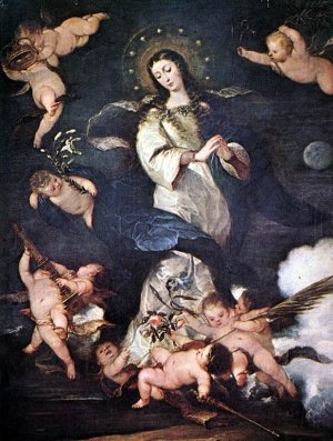 Immaculate Conception Oil painting by Jose Antolinez