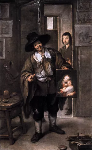 The Picture Merchant painting by Jose Antolinez