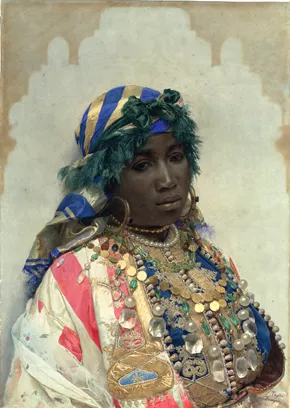 Mujer de Color by Jose Tapiro y Baro Oil Painting