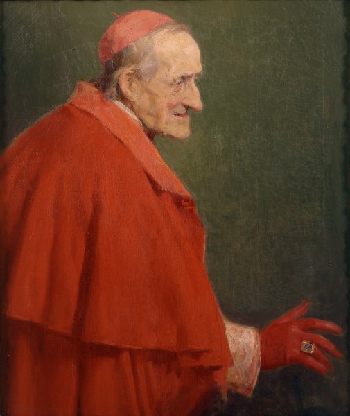 Main Product Photo of Cardenal Romano Painting by Jose Benlliure y Gil