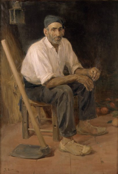 Main Product Photo of El Tio Maties Painting by Jose Benlliure y Gil
