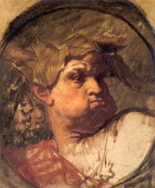 Head of an Epochal King by Jose Benlliure y Gil - Hand-Painted Oil Painting Reproduction