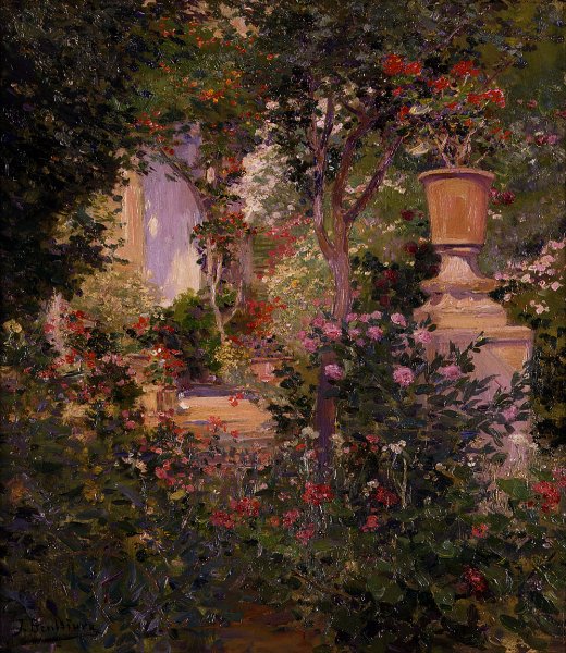 Main Product Photo of Jardin Benlliure Painting by Jose Benlliure y Gil