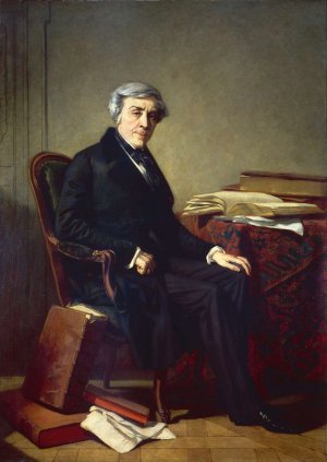 Jules Michelet Oil painting by Jose Benlliure y Gil