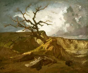 Landscape Near the Sea Oil painting by Jose Benlliure y Gil