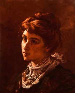 Madame de Brunecke by Jose Benlliure y Gil Oil Painting