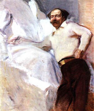 Mariano Benlliure Oil painting by Jose Benlliure y Gil