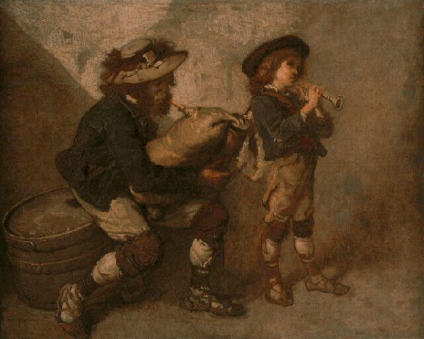 Main Product Photo of Pifferaro et Son Fils Painting by Jose Benlliure y Gil