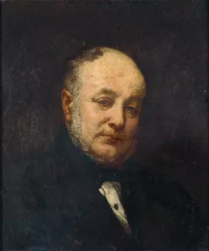 Portrait de l'Architecte Emile Gilbert Oil painting by Jose Benlliure y Gil