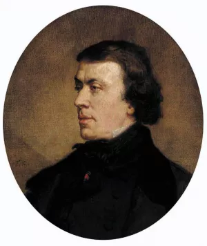 Portrait of Philip Ricord by Jose Benlliure y Gil Oil Painting