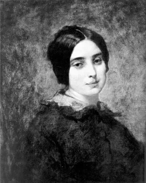 Portrait of Zelie Courbet Oil painting by Jose Benlliure y Gil