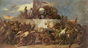 The Enrollment of the Volunteers of 1792 Oil painting by Jose Benlliure y Gil