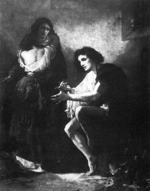 The Madman Oil painting by Jose Benlliure y Gil