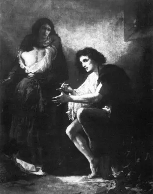 The Madman Oil painting by Jose Benlliure y Gil