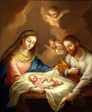 La Natividad by Jose Campeche Y Jordan Oil Painting