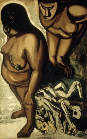 Indian Women, from the Los teules series by Jose Clemente Orozco Oil Painting