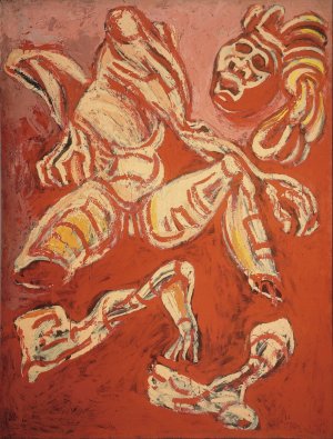 The Dismembered Man, from the Los teules series by Jose Clemente Orozco Oil Painting