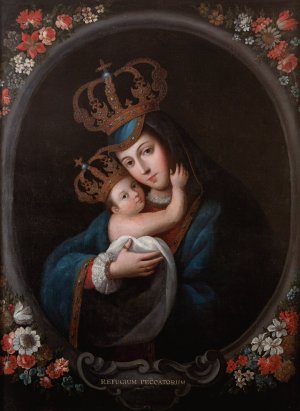 Nuestra Senora Del Refugio by Jose De Paez Oil Painting