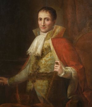 Portrait of King Joseph I by Jose Flaugier Oil Painting