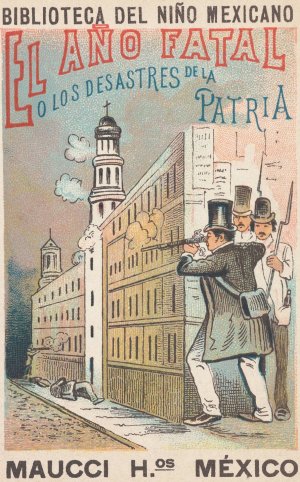 Biblioteca Del Nino Mexicano. El Ano Fatal o Los Desastres de la Patria by Jose Guadalupe Posada Oil Painting