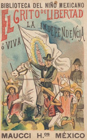 Biblioteca Del Nino Mexicano. El Grito de Libertad o ¡Viva la Independencia! by Jose Guadalupe Posada Oil Painting