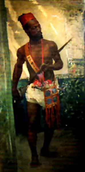 Hombre de Color by Jose Jimenez y Aranda Oil Painting