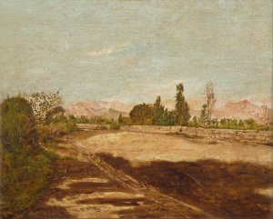 Lima's countryside by Jose Maria Eguren Oil Painting