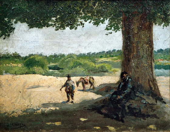 Main Product Photo of Quijote Escena Painting by Jose Villegas y Cordero