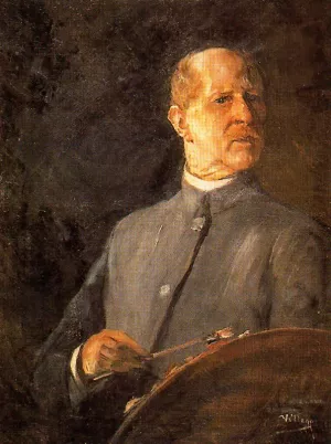 Self - Portrait by Jose Villegas y Cordero Oil Painting