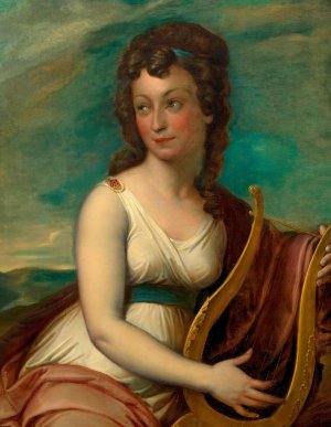 Maria Leopoldine Pachler, geb. Koschak by Josef Abel Oil Painting