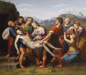 Grablegung Christi by Josef Arnold The Elder Oil Painting