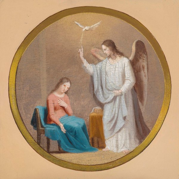 Verkundigung by Josef Arnold The Elder - Hand-Painted Oil Painting Reproduction